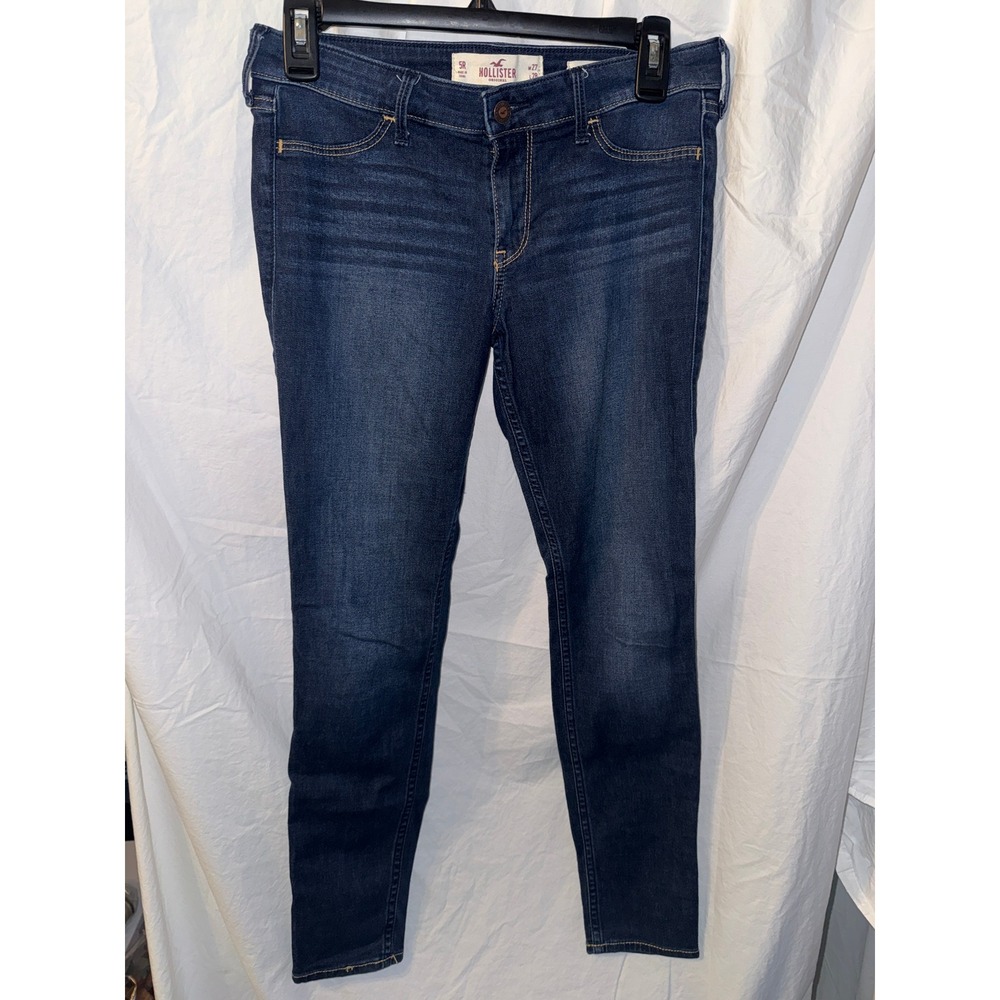 Hollister Low Rise Jean Legging Dark Wash Skinny Denim Womens Size 5R W27 L28